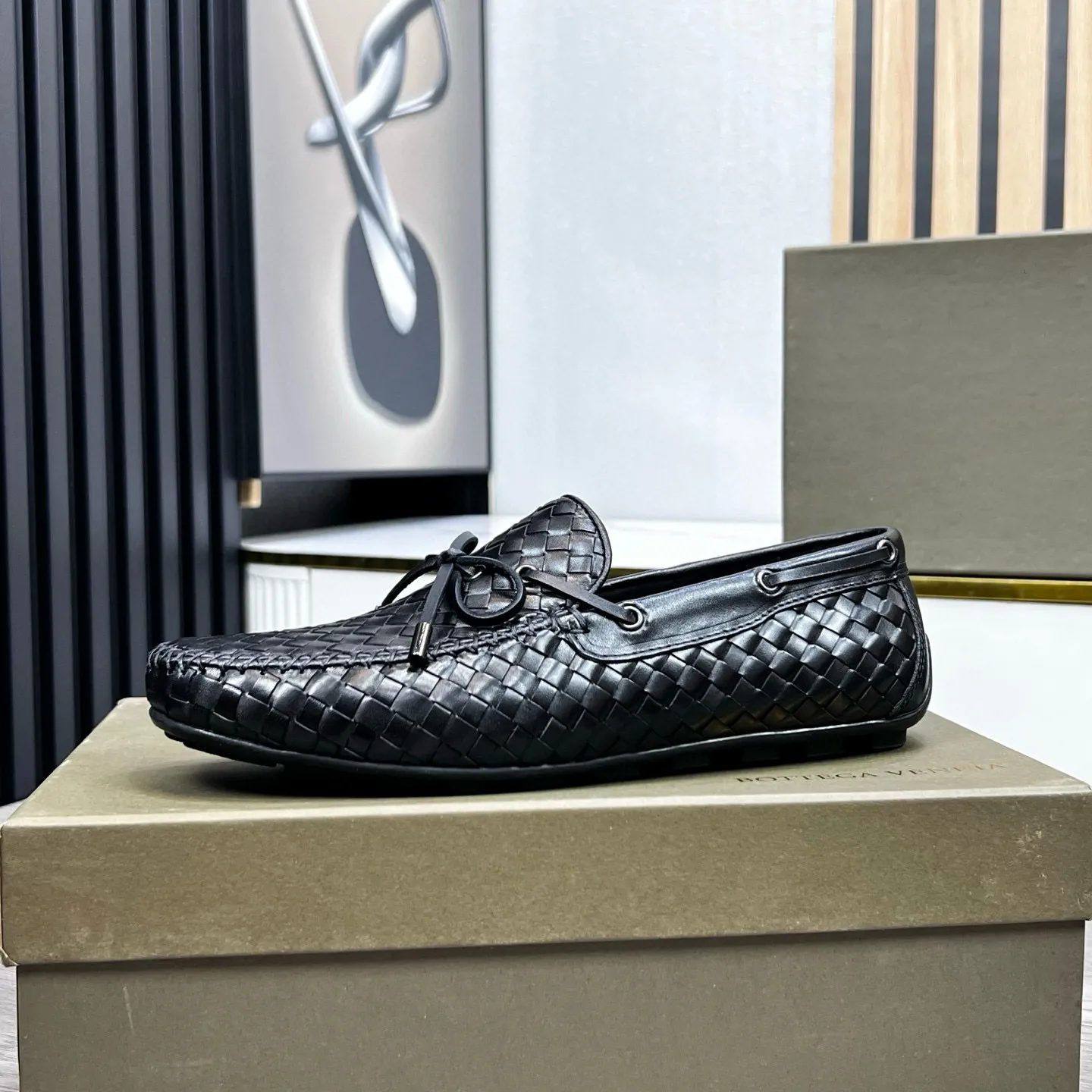 Ex-factory price 500 BV〰️Handmade classic men's leather shoes, Doudou shoes👉👉driving shoes, slip-on shoes, made of imported cowhide woven from Italy, 💕water-dyed cowhide lining, 🔊original outsole, waterproof platform design, comfortable on the feet. A good choice for traveling and driving, two colors available, code number: 38-44, (45 can be customized)